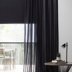 sheer curtains and roller blinds