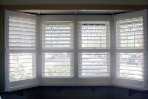 plantation shutter bay window
