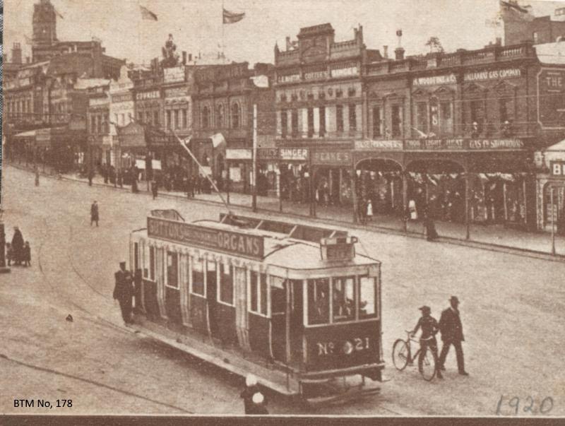 Ballarat Trams in sturt st